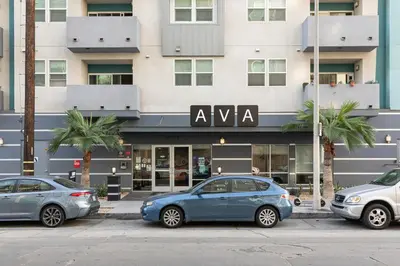 three cars parked in front of a building at North Hollywood 2BR w Gym Pool nr TJ LAX-880 in Los Angeles